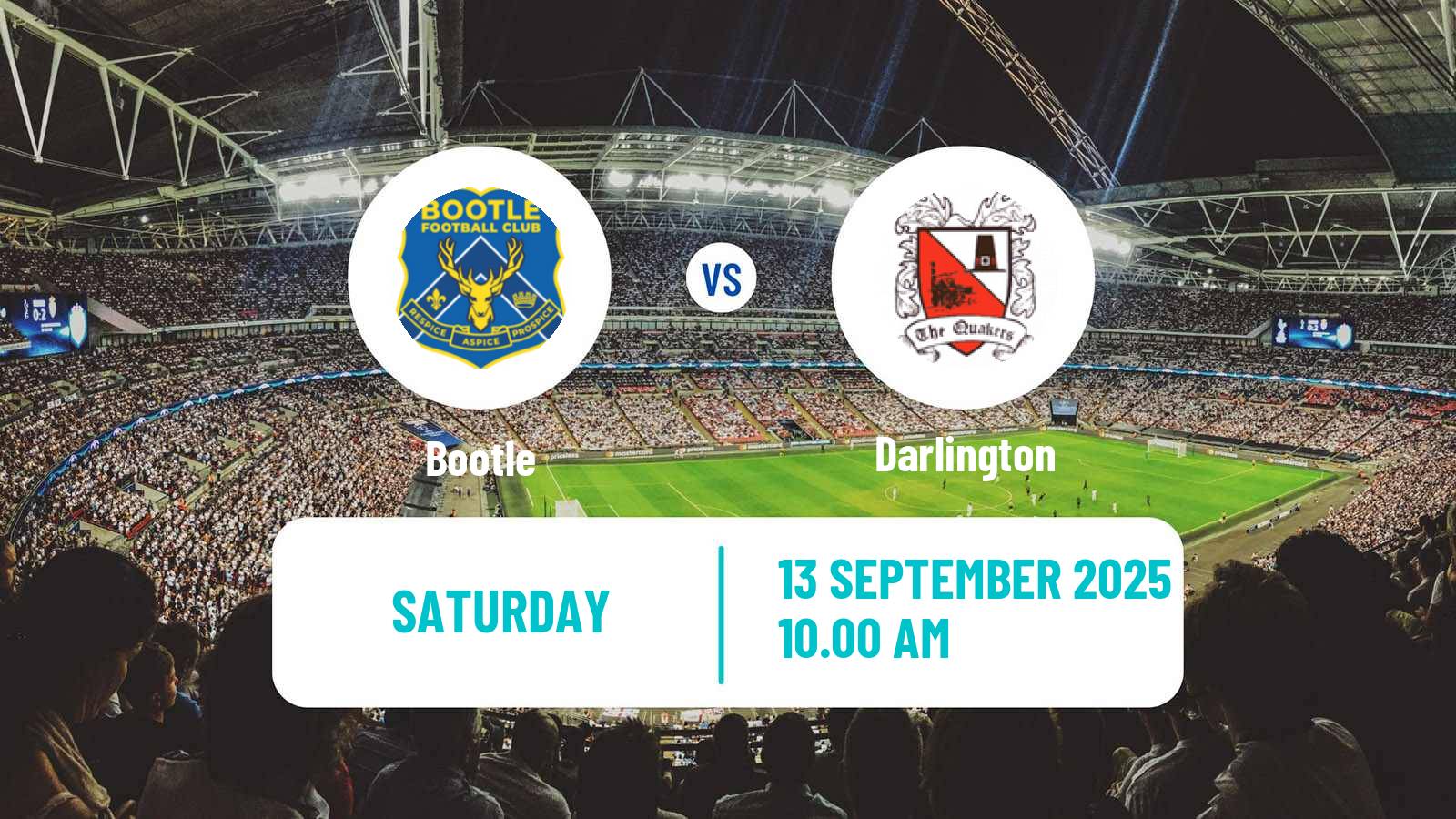 Soccer English FA Cup Bootle - Darlington