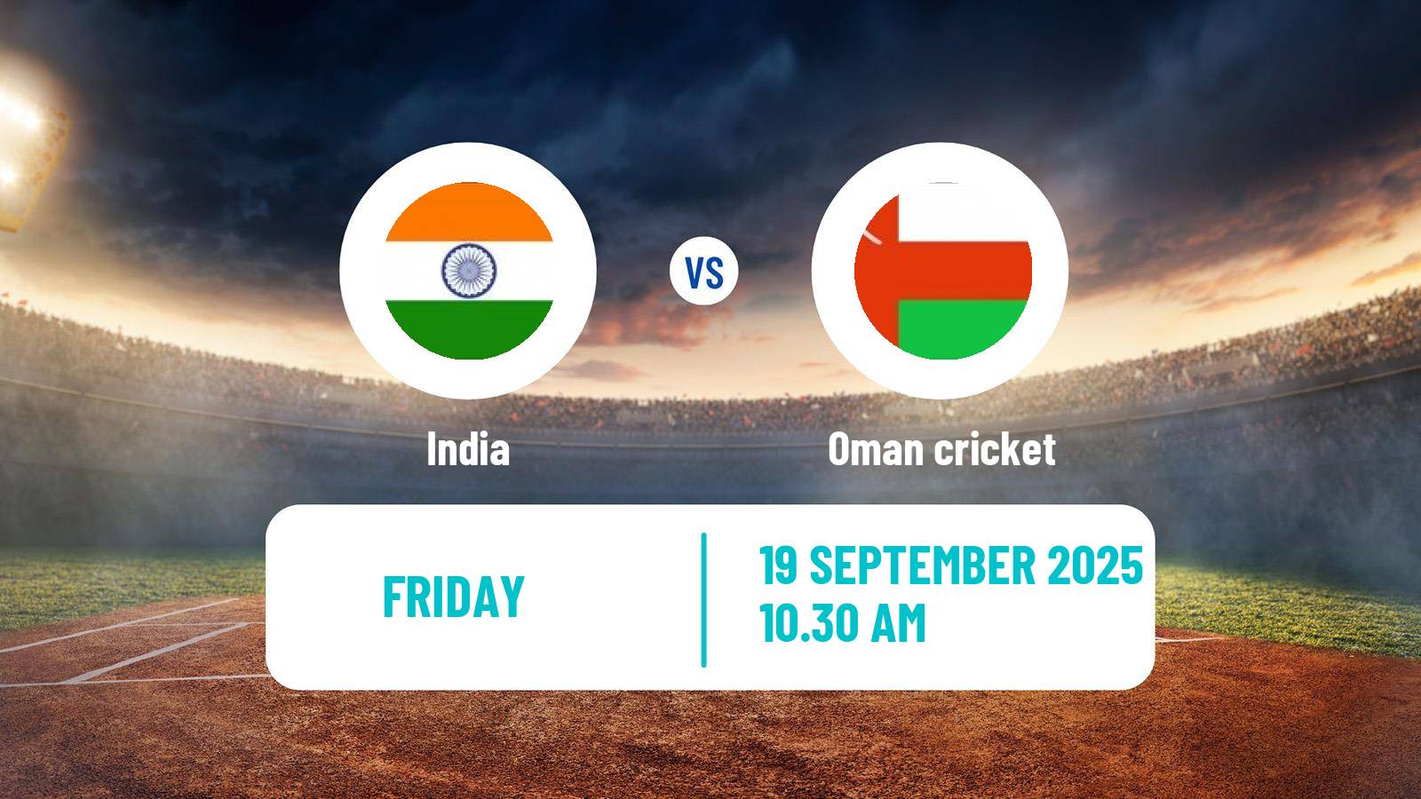 Cricket Asia Cup T20 India - Oman