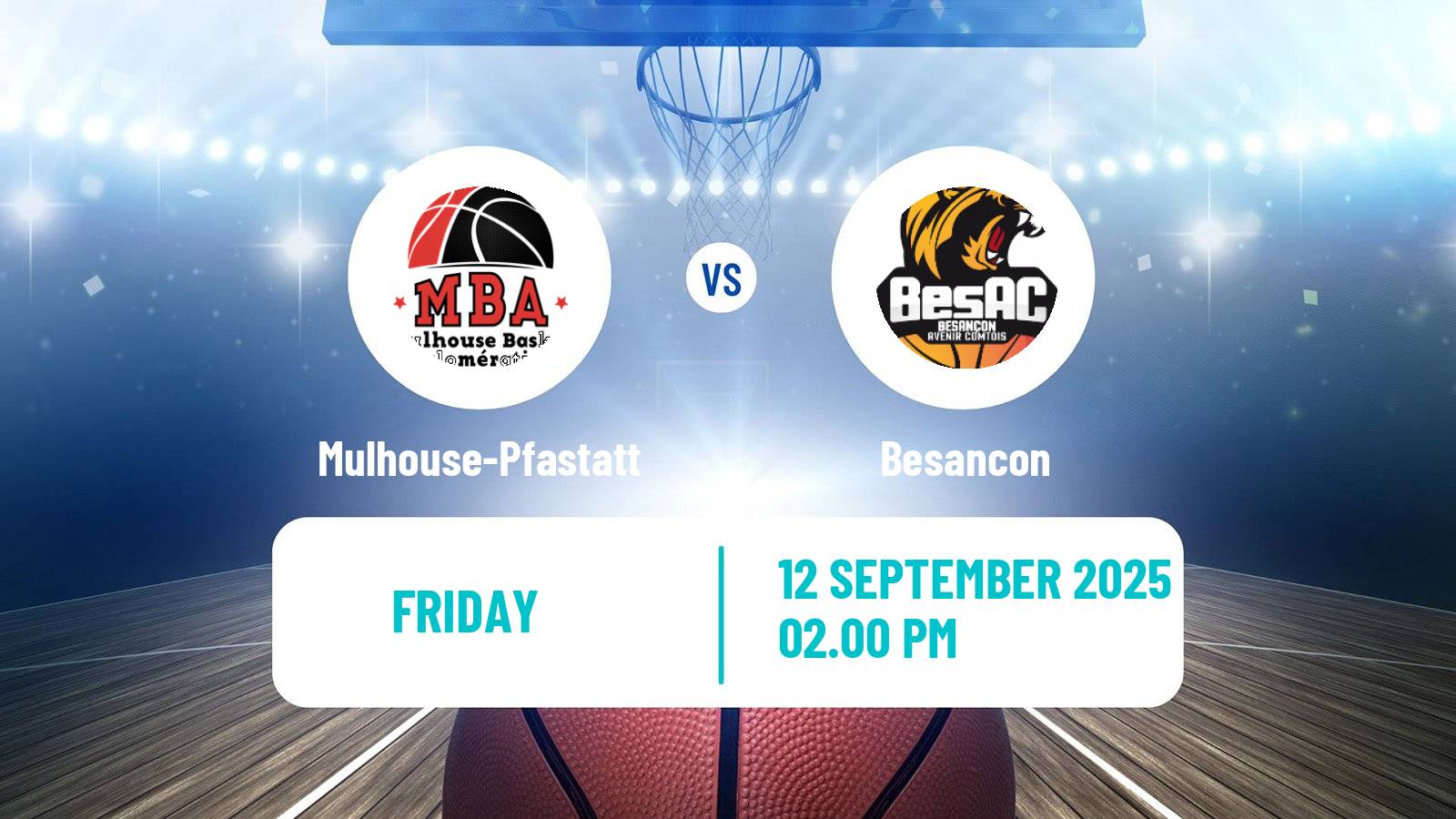 Basketball French Cup Basketball Mulhouse-Pfastatt - Besancon