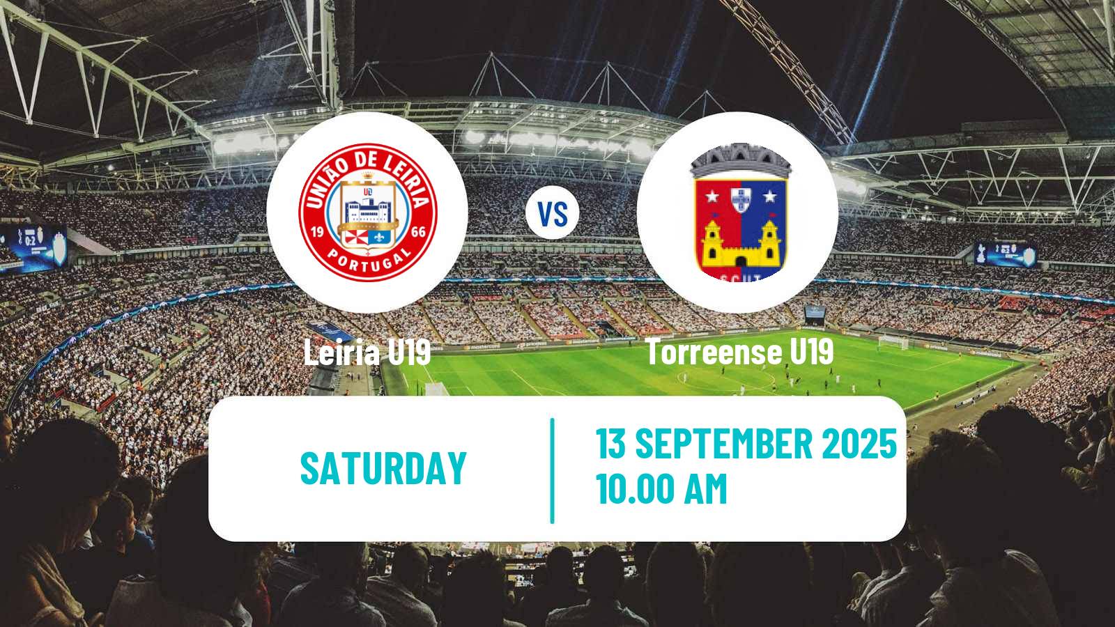Soccer Portuguese Campeonato Nacional U19 Leiria U19 - Torreense U19