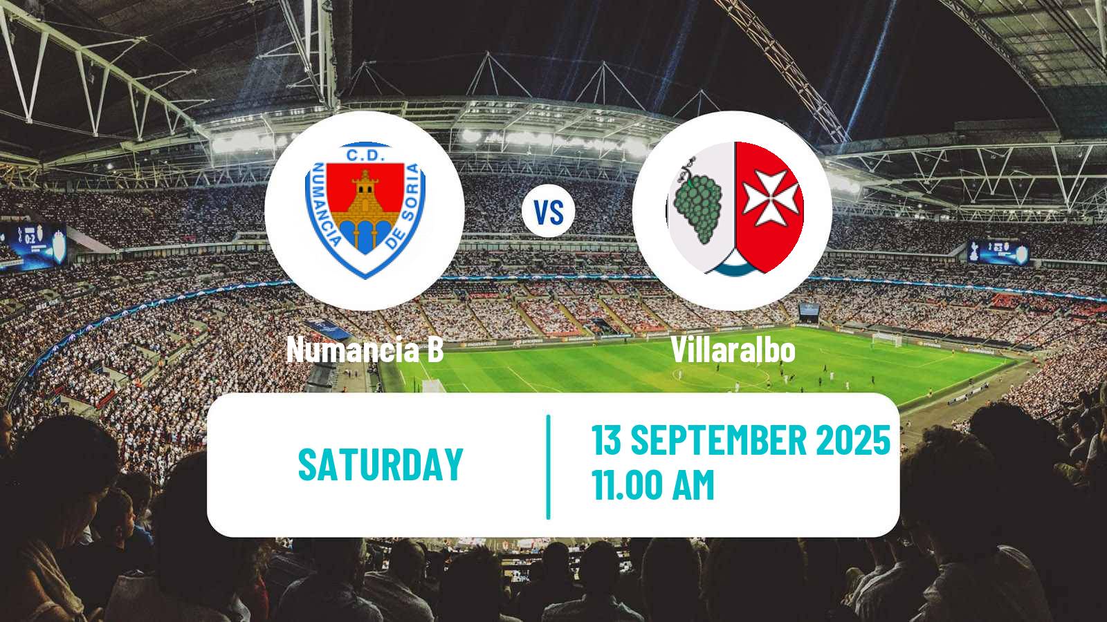 Soccer Spanish Tercera RFEF - Group 8 Numancia B - Villaralbo
