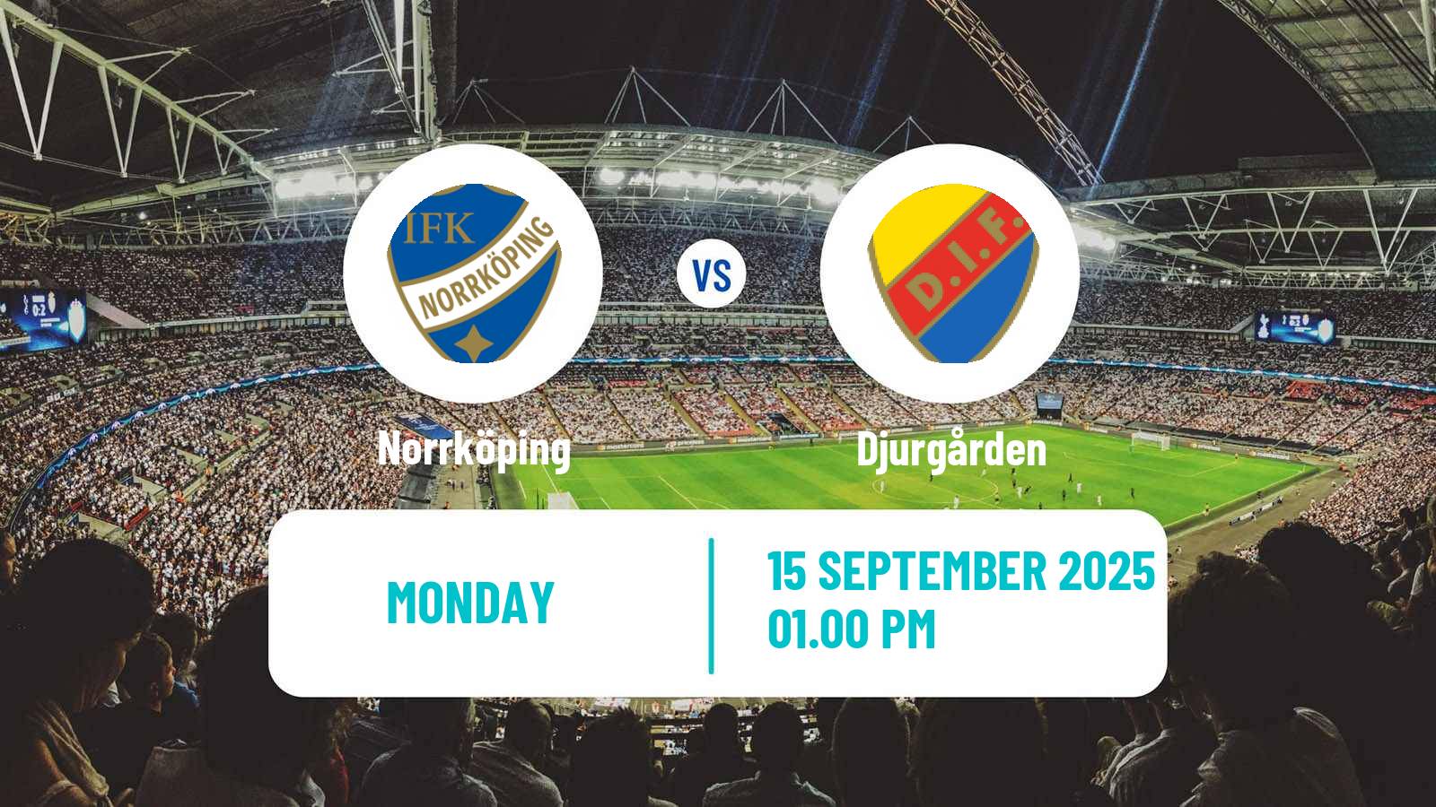 Soccer Swedish Allsvenskan Women Norrköping - Djurgården