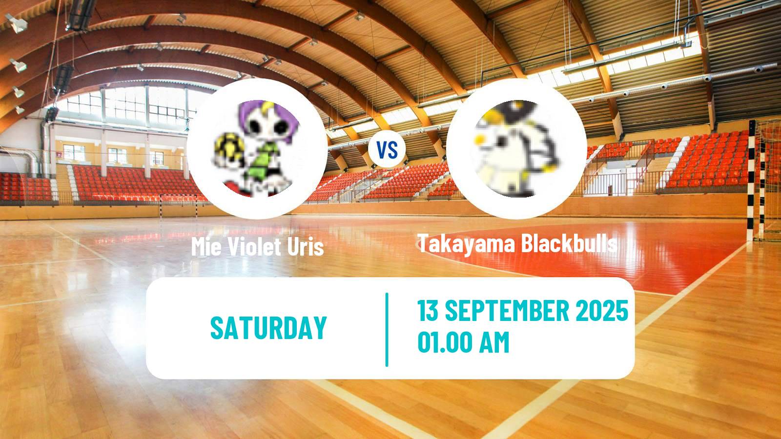 Handball Japan JHL Handball Women Mie Violet Uris - Takayama Blackbulls