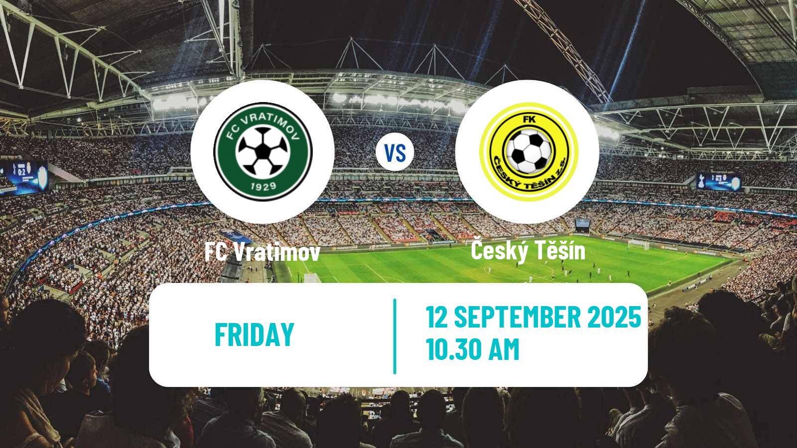 Soccer Czech Division F Vratimov - Český Těšín