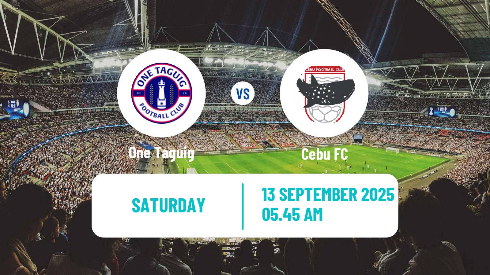 Soccer Philippines PFL One Taguig - Cebu FC