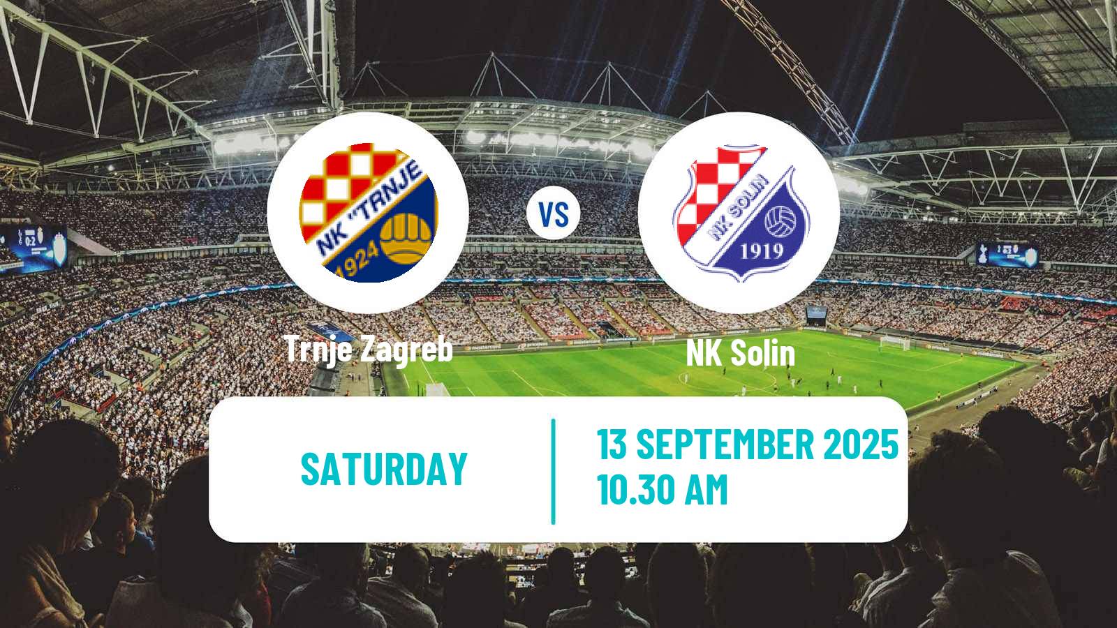 Soccer Croatian Druga NL Trnje Zagreb - Solin