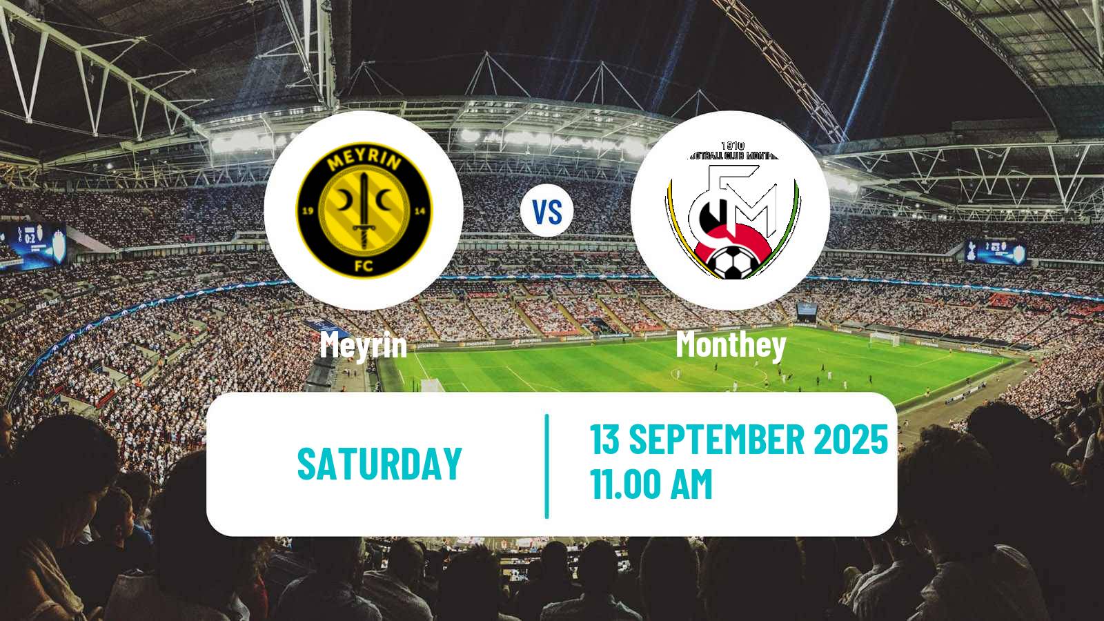Soccer Swiss 1 Liga Classic Group 1 Meyrin - Monthey