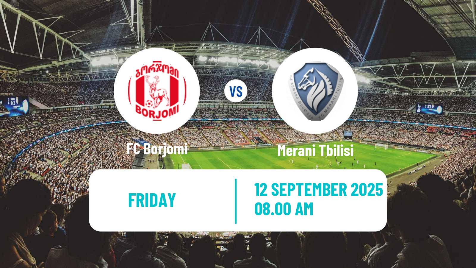 Soccer Georgian Liga 3 Borjomi - Merani Tbilisi