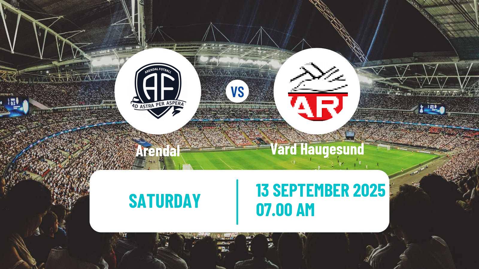Soccer Norwegian Division 2 - Group 1 Arendal - Vard Haugesund