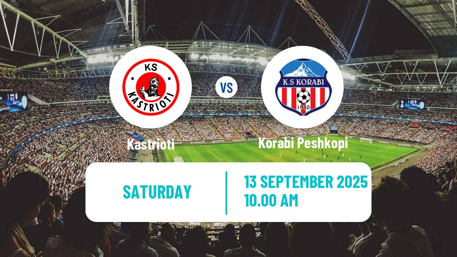 Soccer Albanian First Division Kastrioti - Korabi Peshkopi