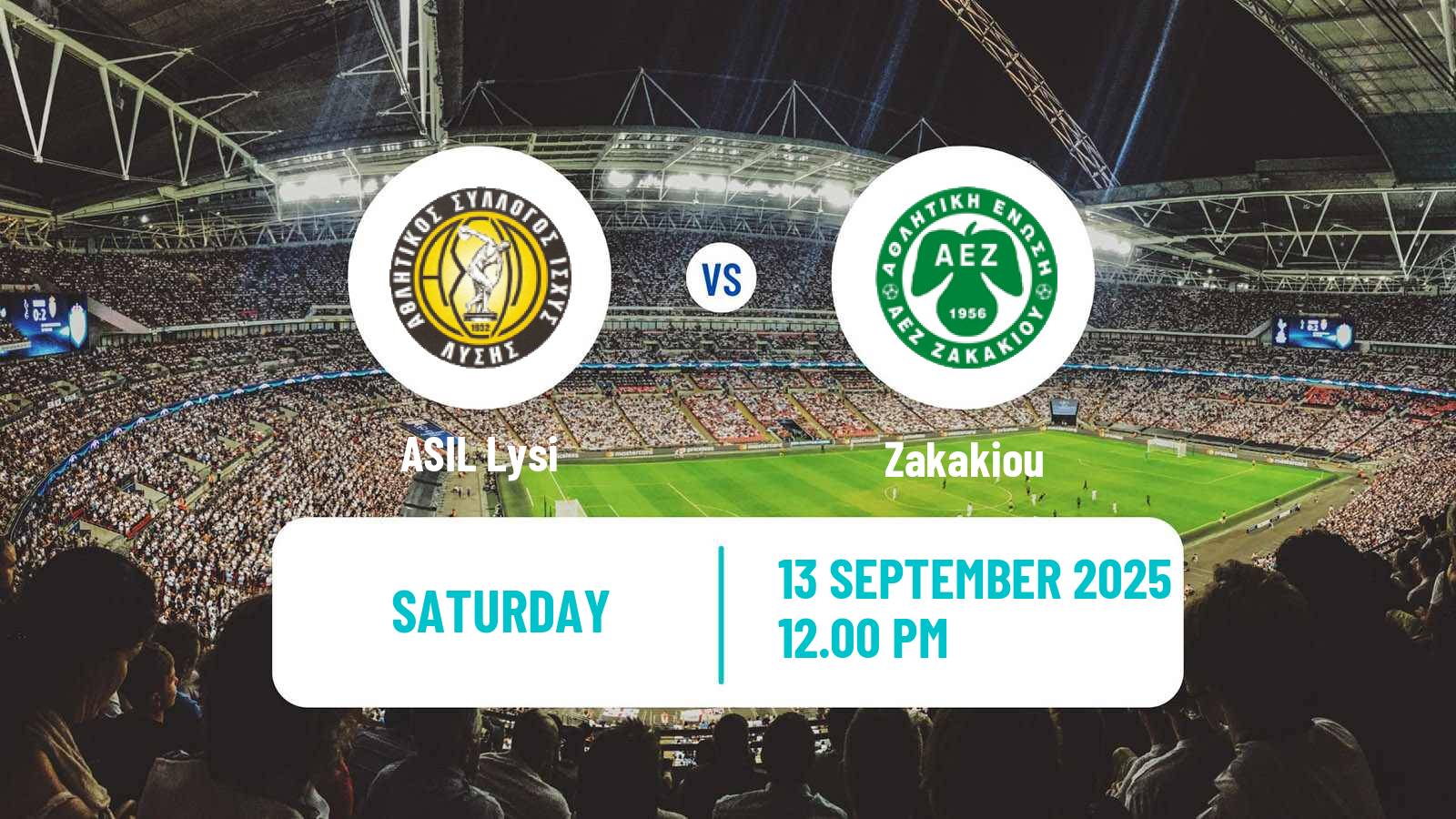 Soccer Cypriot Division 2 ASIL Lysi - Zakakiou