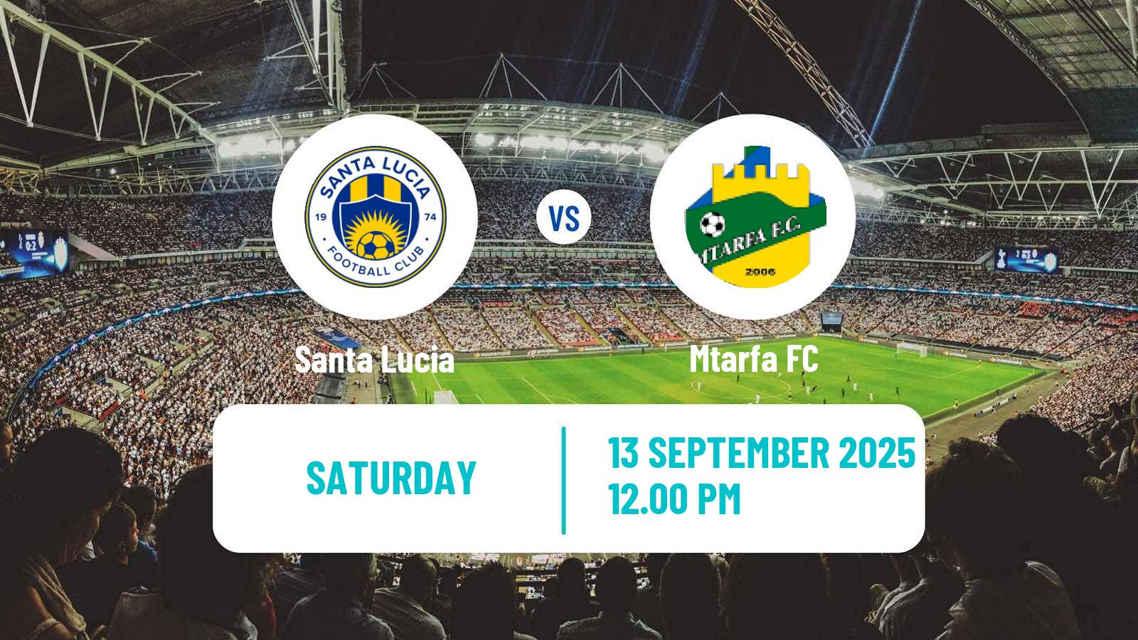 Soccer Maltese Challenge League Santa Lucia - Mtarfa