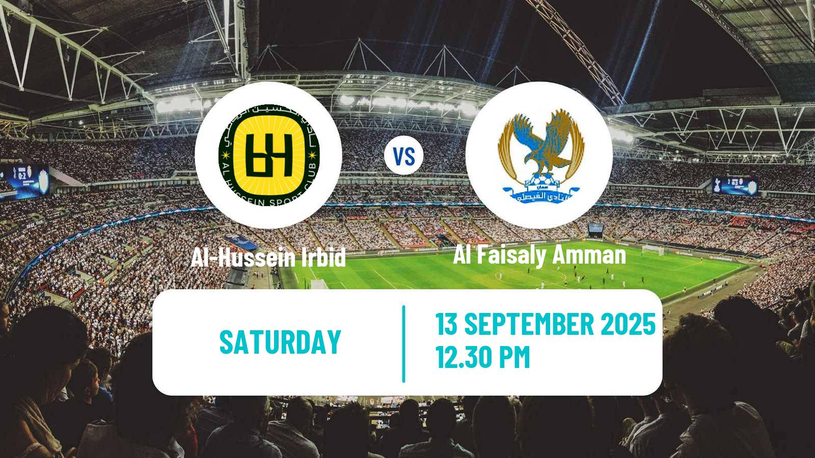 Soccer Jordan Premier League Al-Hussein Irbid - Al Faisaly Amman