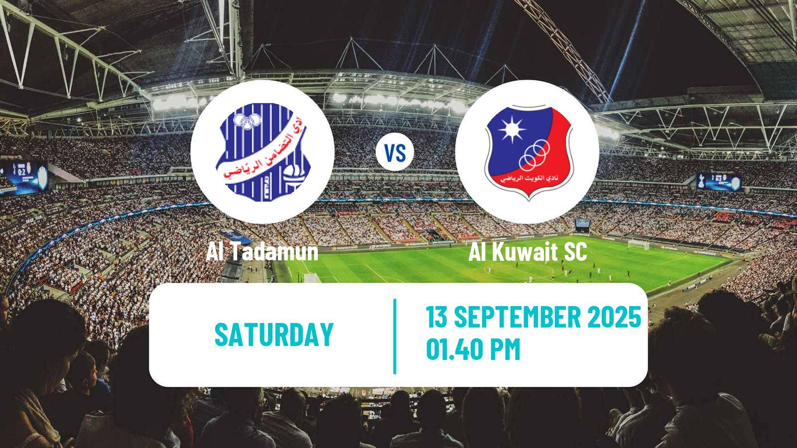 Soccer Kuwaiti Premier League Al Tadamun - Al Kuwait