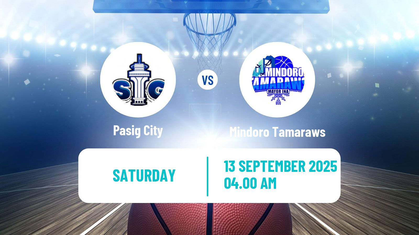 Basketball Philippines MBPL  Pasig City - Mindoro Tamaraws