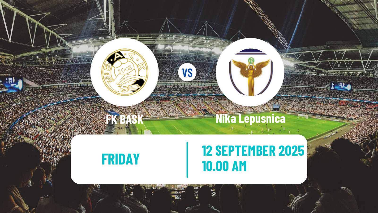 Soccer Serbian Srpska Liga - Belgrade BASK - Nika Lepusnica