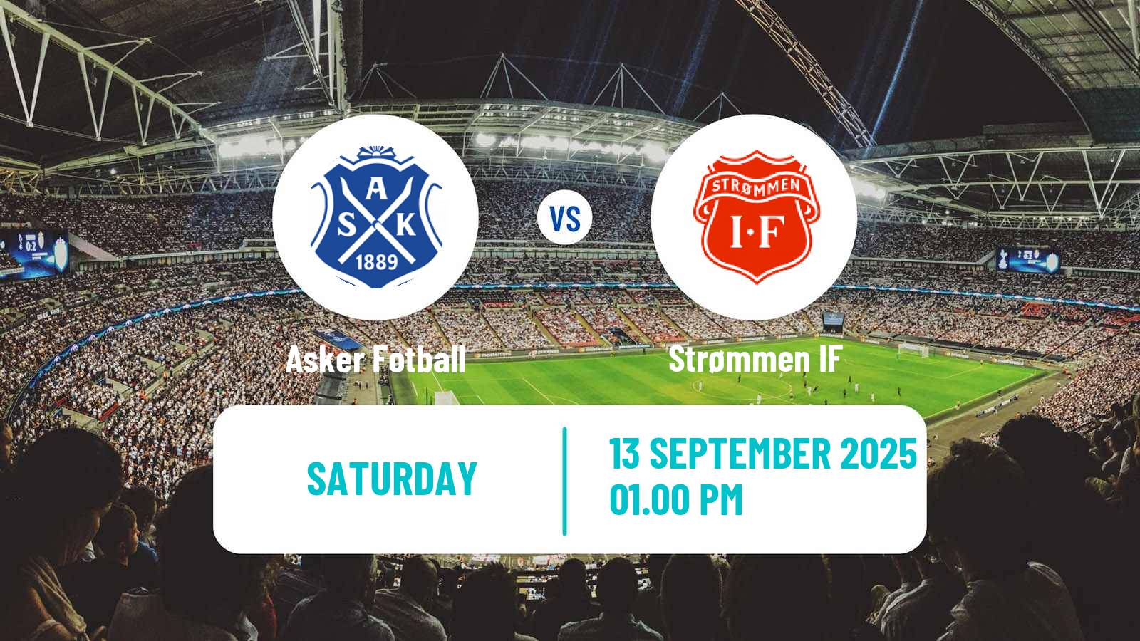 Soccer Norwegian Division 2 - Group 2 Asker Fotball - Strømmen