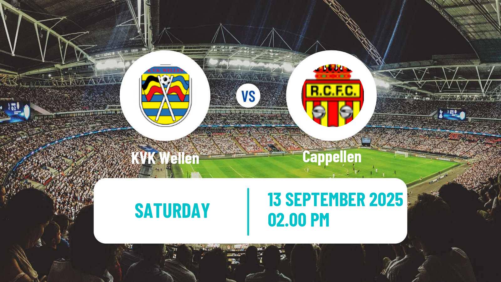 Soccer Belgian Second Amateur Division Group B Wellen - Cappellen