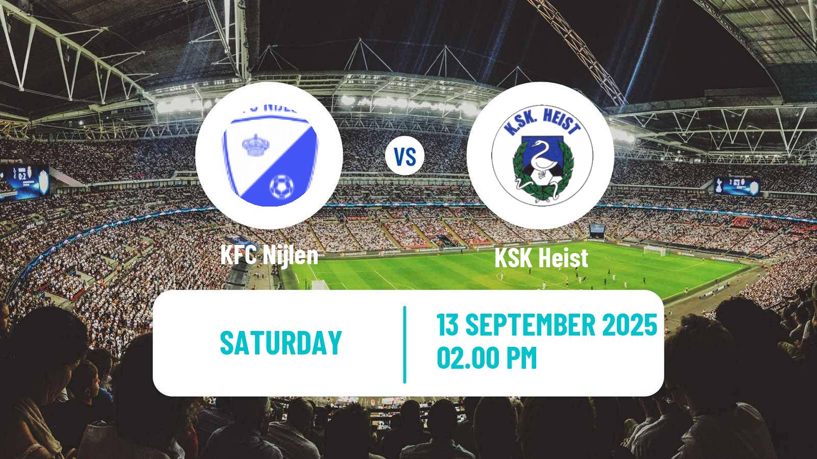 Soccer Belgian Second Amateur Division Group B Nijlen - Heist