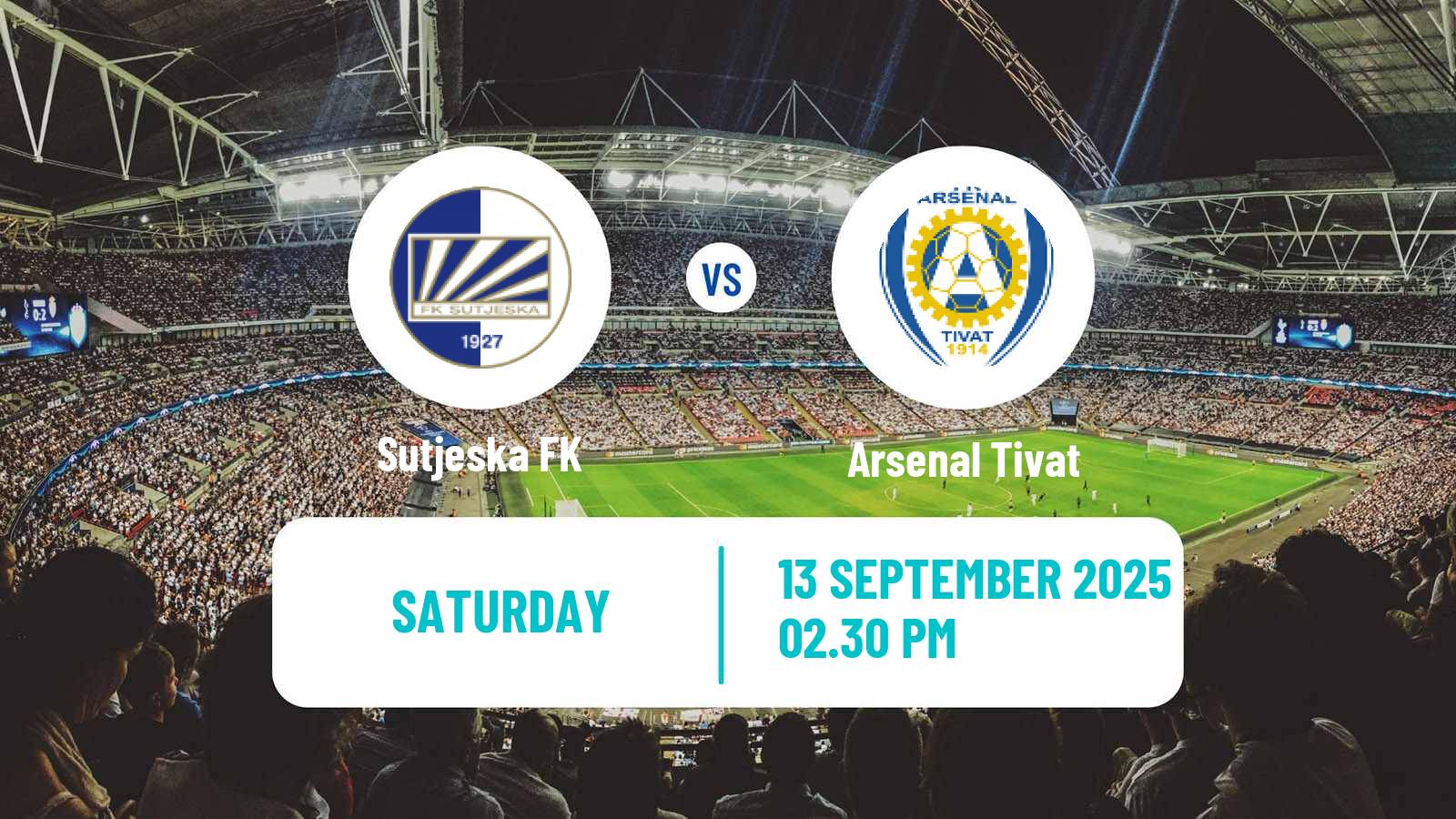 Soccer Montenegrin First League Sutjeska - Arsenal Tivat