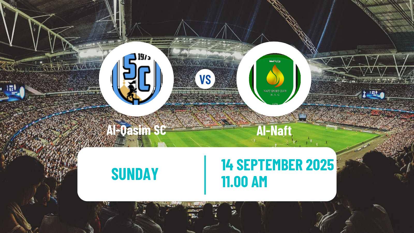 Soccer Iraqi Premier League Al-Qasim - Al-Naft