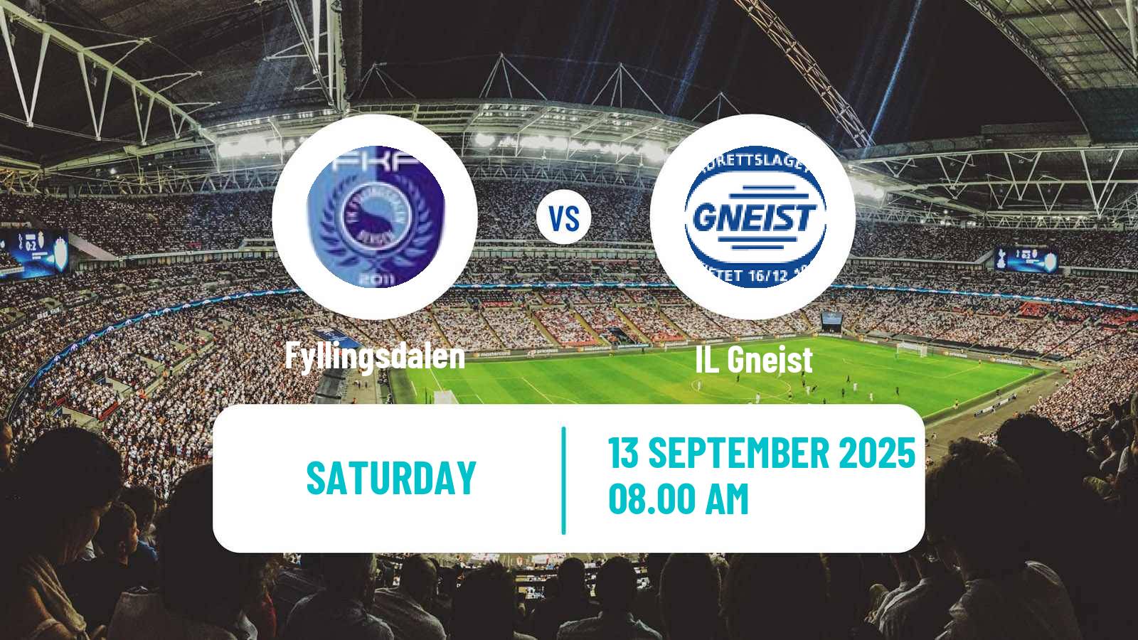 Soccer Norwegian Division 3 - Group 4 Fyllingsdalen - Gneist