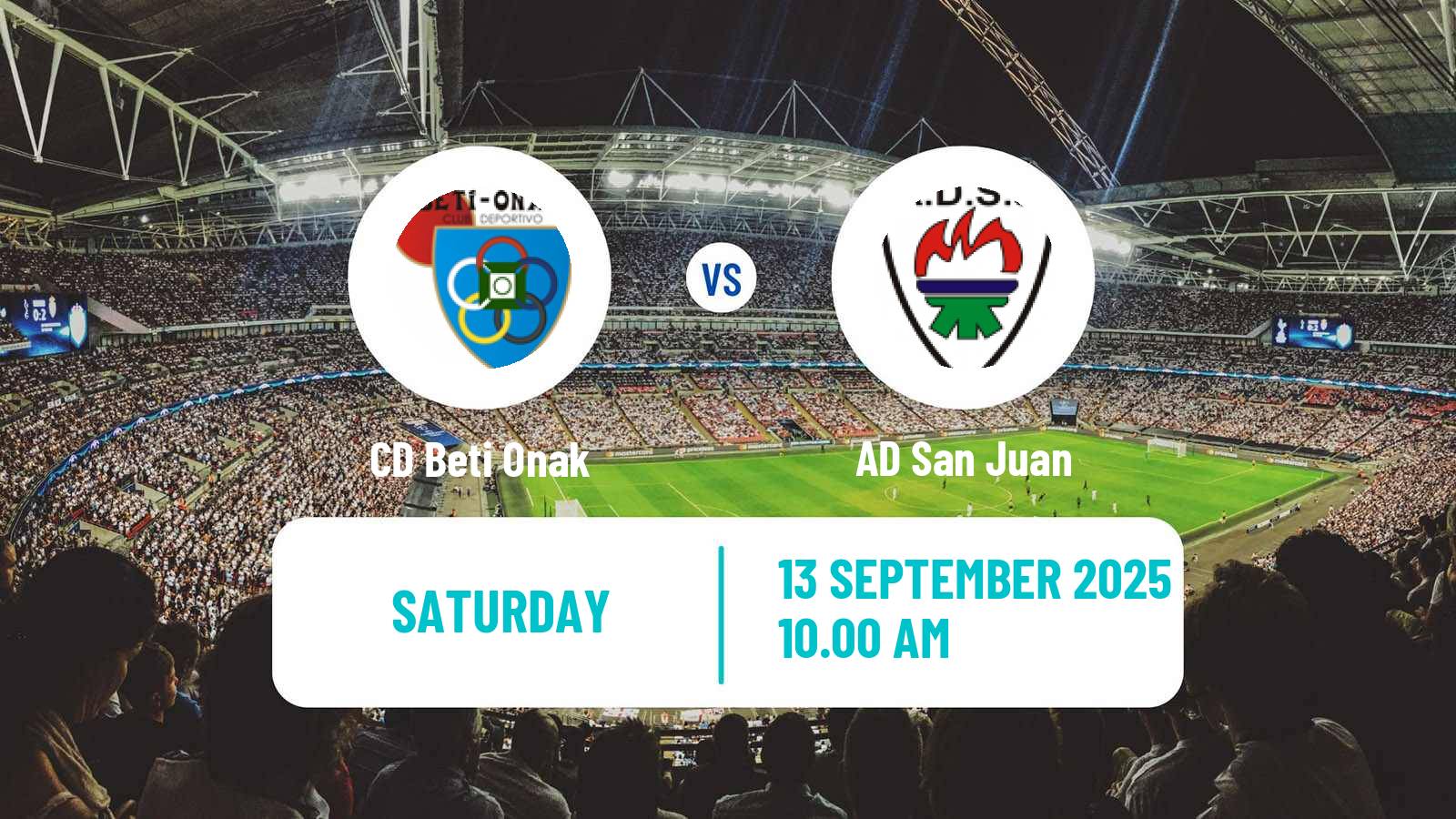 Soccer Spanish Tercera RFEF - Group 15 Beti Onak - San Juan
