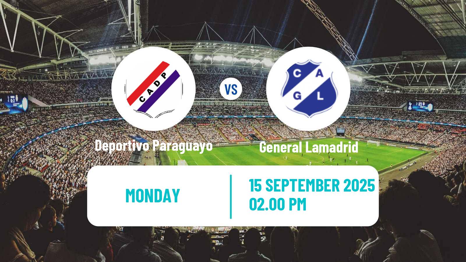 Soccer Argentinian Primera C Deportivo Paraguayo - General Lamadrid