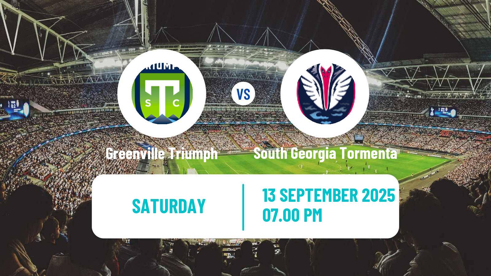 Soccer USL League One Greenville Triumph - South Georgia Tormenta