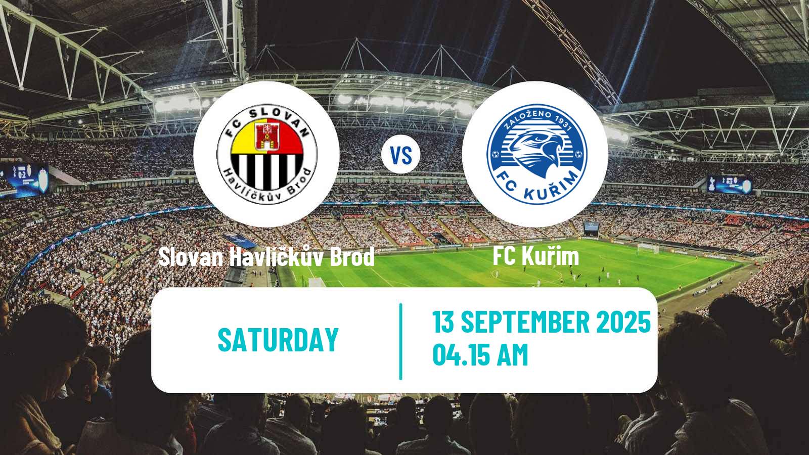 Soccer Czech Division D Slovan Havlíčkův Brod - Kuřim