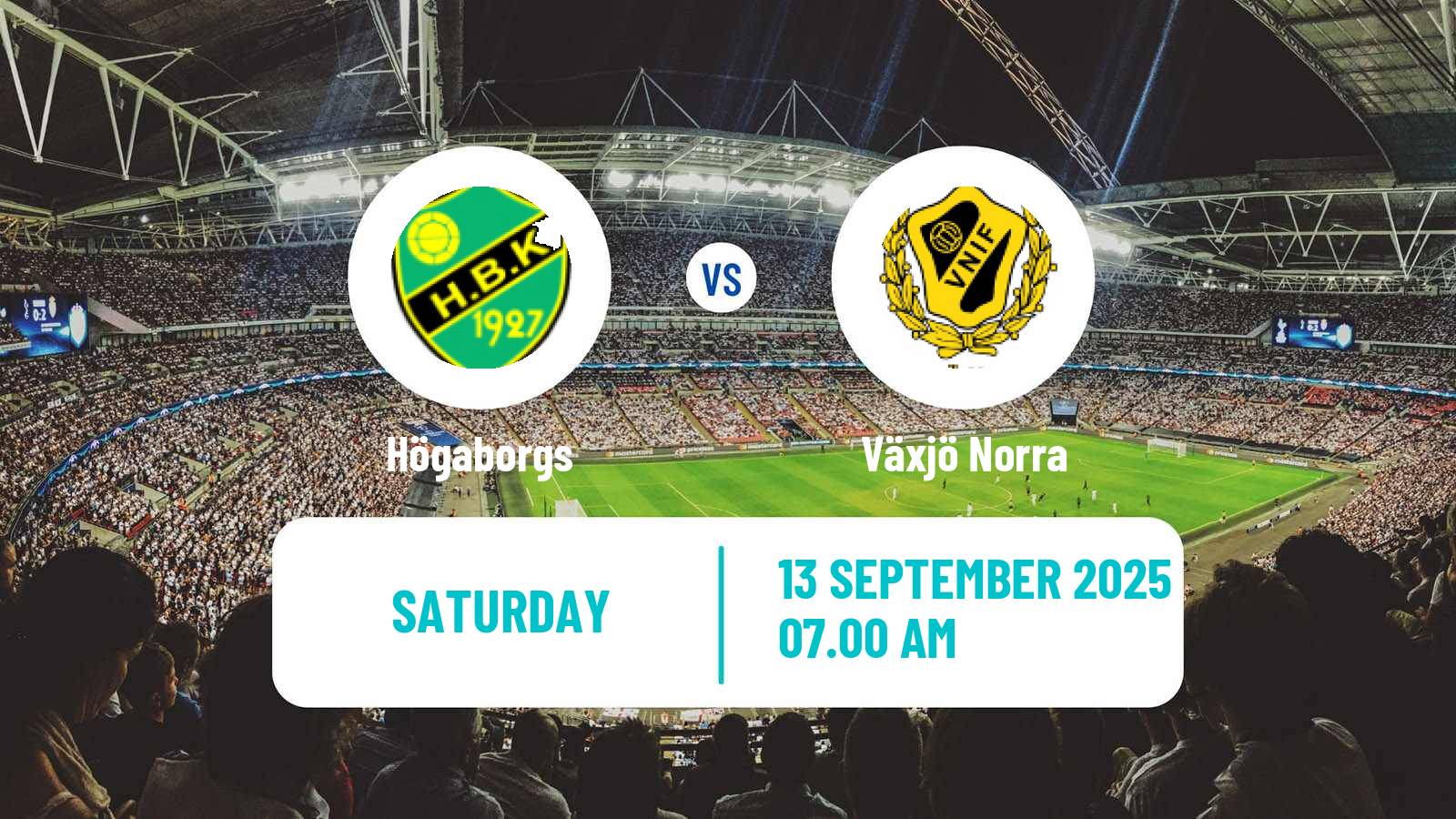 Soccer Swedish Division 2 - Södra Götaland Högaborgs - Växjö Norra