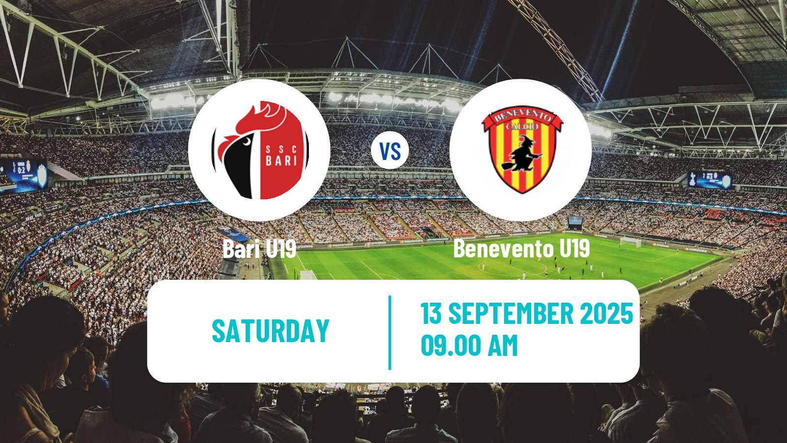 Soccer Italian Primavera 2 Bari U19 - Benevento U19