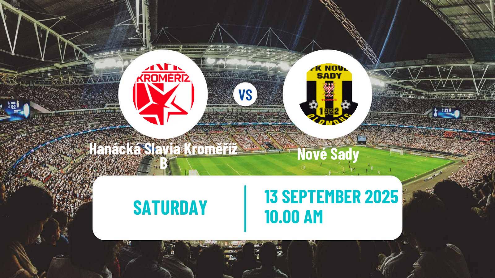 Soccer Czech Division E Hanácká Slavia Kroměříž B - Nové Sady