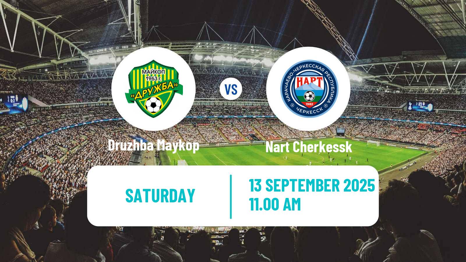 Soccer FNL 2 Division B Group 1 Druzhba Maykop - Nart Cherkessk