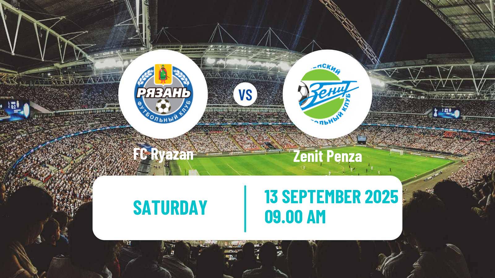 Soccer FNL 2 Division B Group 3 Ryazan - Zenit Penza