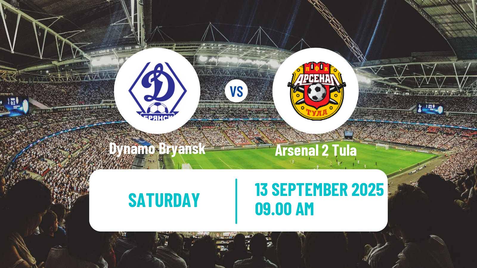 Soccer FNL 2 Division B Group 3 Dynamo Bryansk - Arsenal 2 Tula