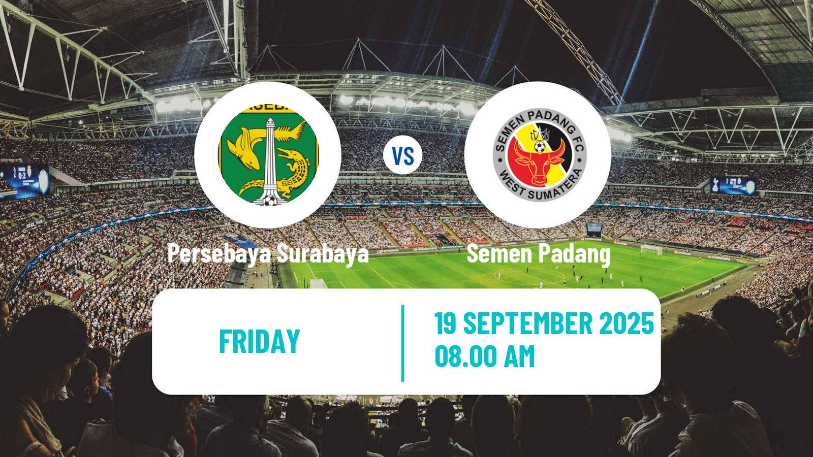 Soccer Indonesian Liga 1 Persebaya Surabaya - Semen Padang