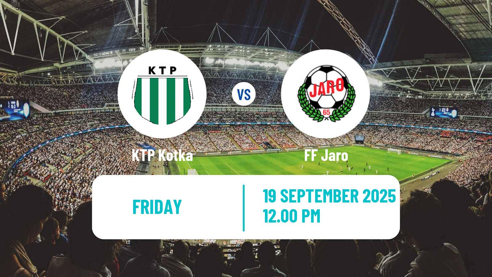 Soccer Finnish Veikkausliiga KTP Kotka - FF Jaro
