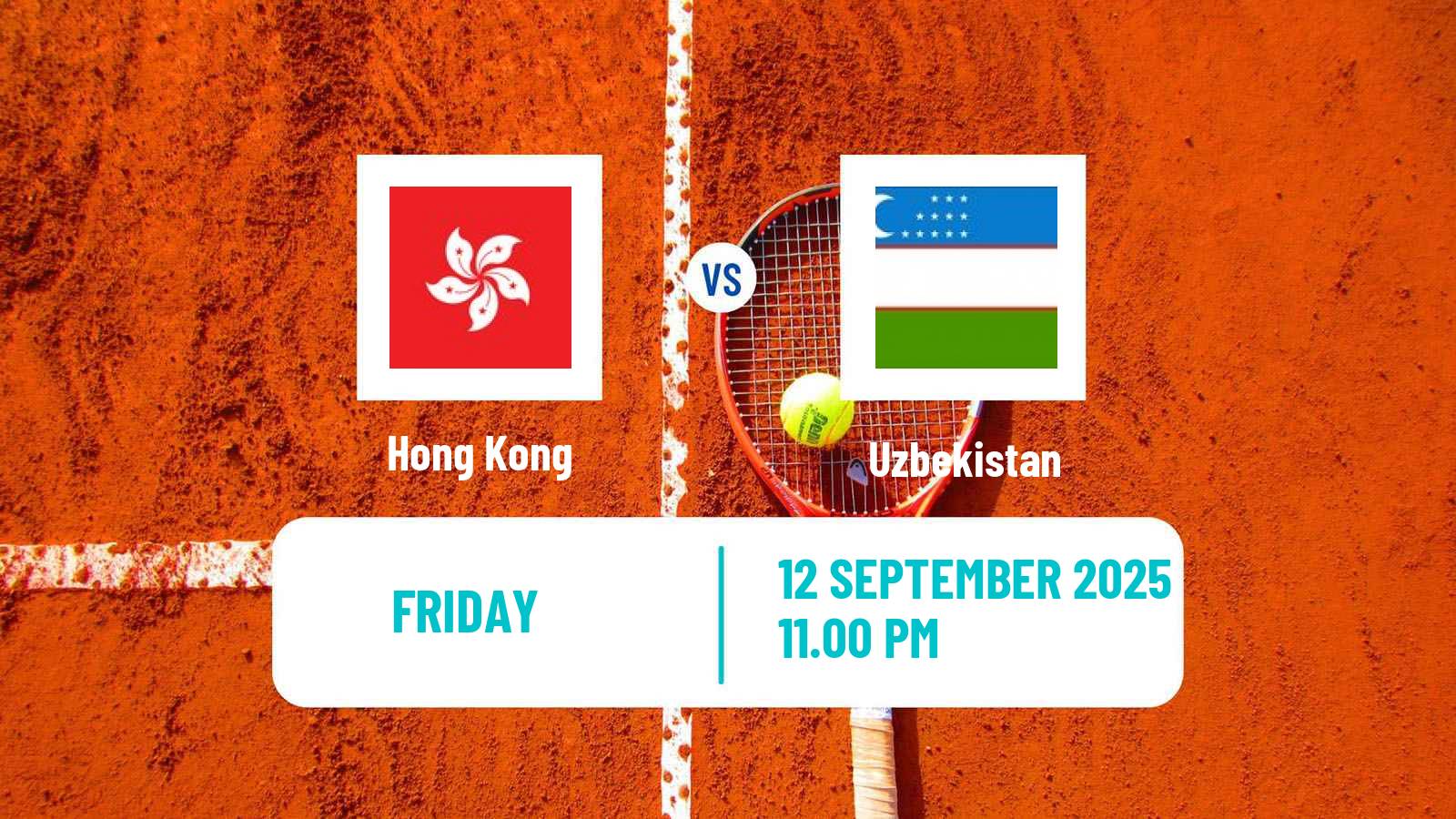 Tennis Davis Cup World Group II Teams Hong Kong - Uzbekistan