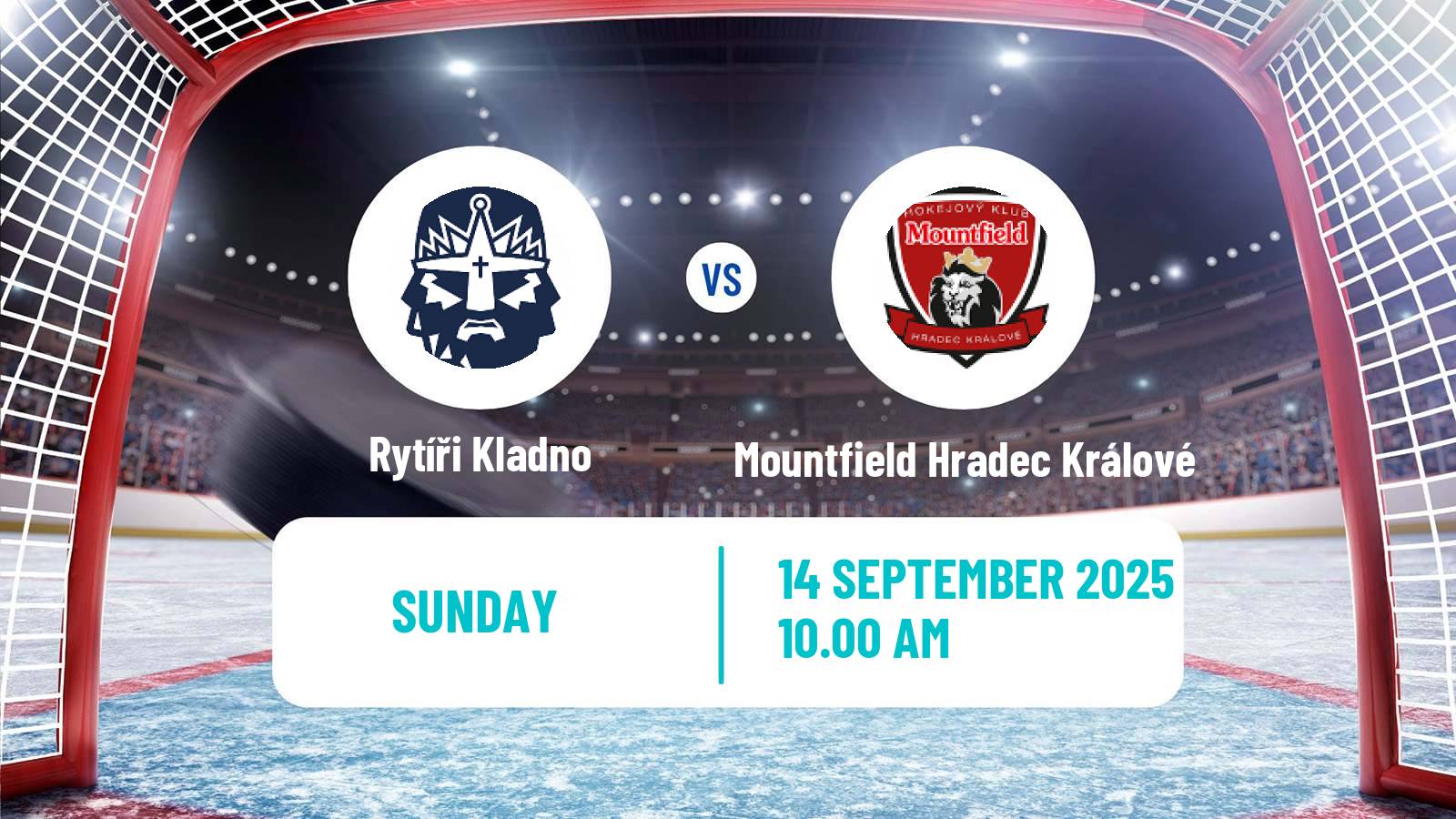 Hockey Czech Extraliga Rytíři Kladno - Mountfield Hradec Králové
