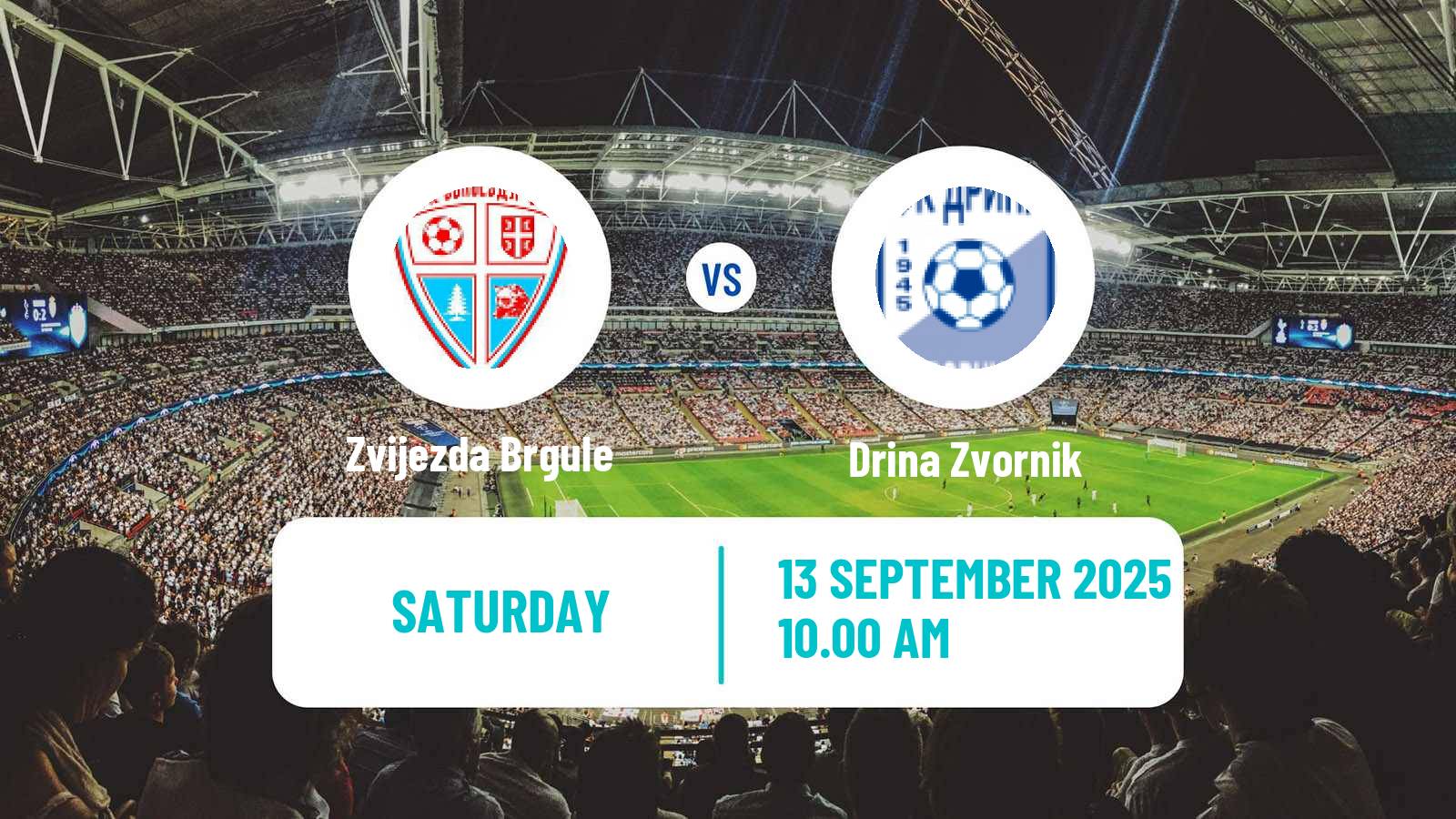 Soccer Bosnian Prva Liga RS Zvijezda Brgule - Drina Zvornik