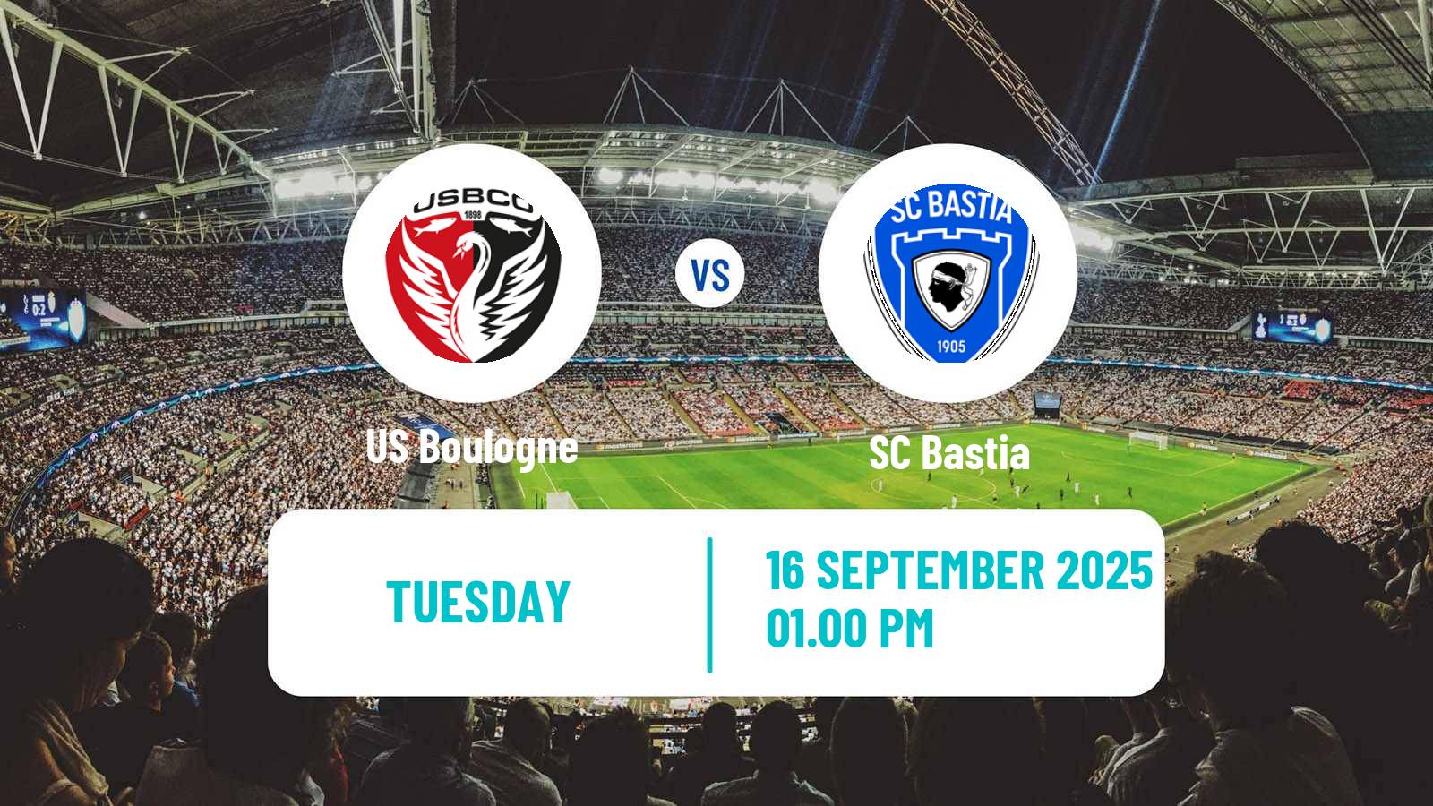 Soccer French Ligue 2 Boulogne - Bastia