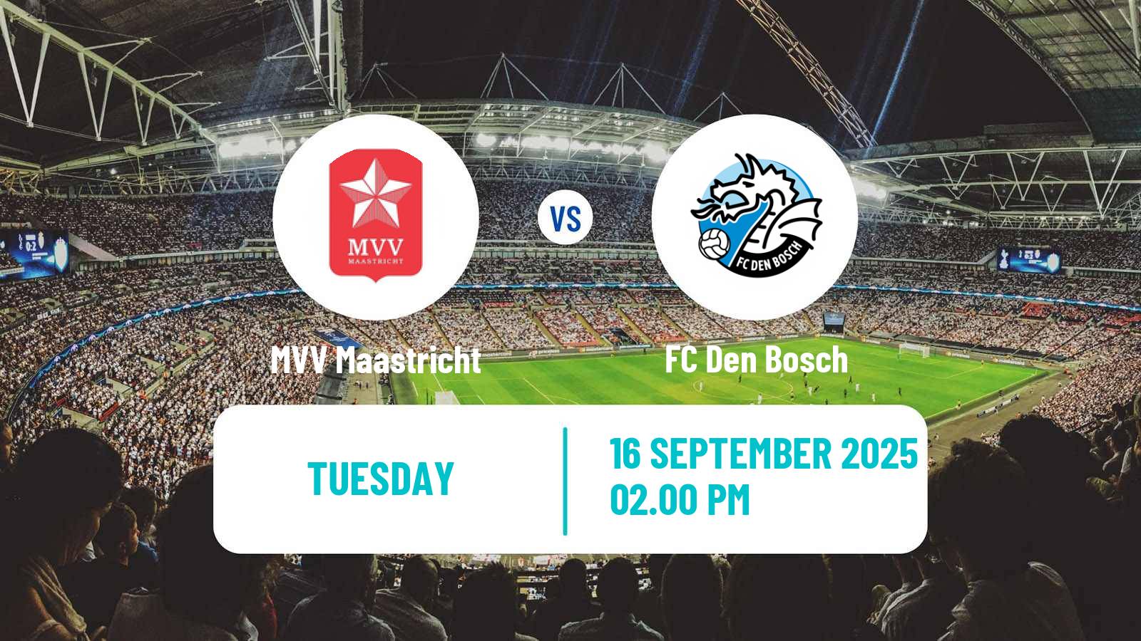 Soccer Dutch Eerste Divisie MVV Maastricht - Den Bosch
