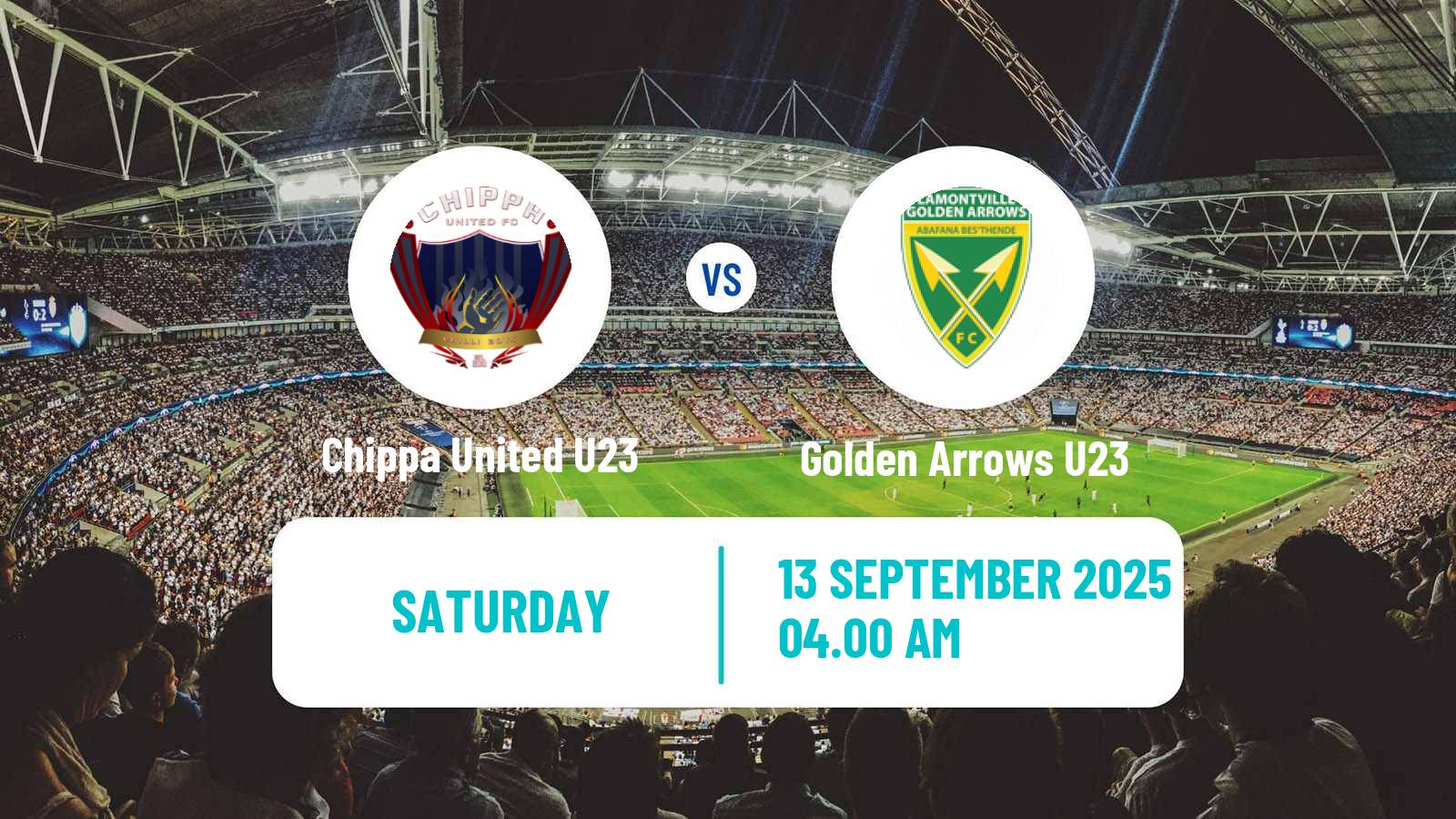 Soccer South African Diski Challenge Chippa United U23 - Golden Arrows U23
