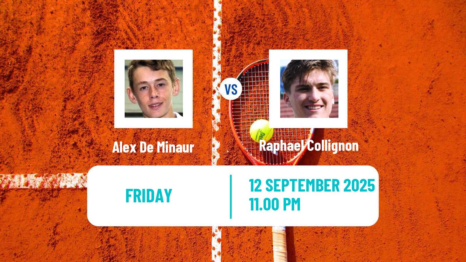 Tennis Davis Cup World Group Alex De Minaur - Raphael Collignon