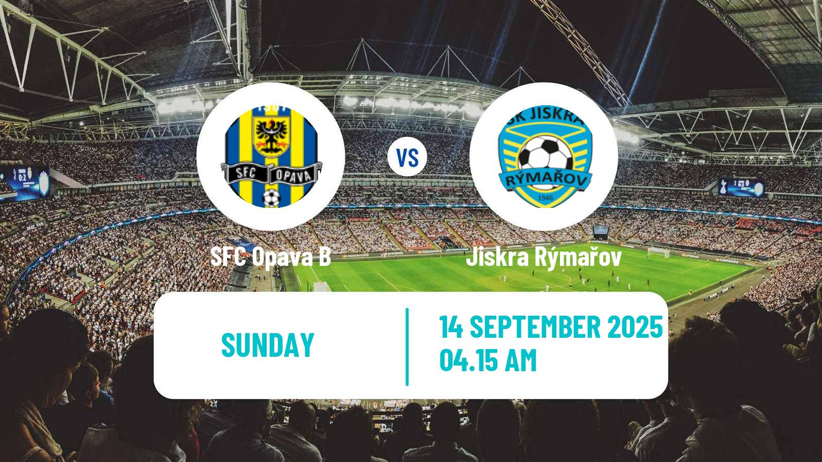 Soccer Czech Division F Opava B - Jiskra Rýmařov