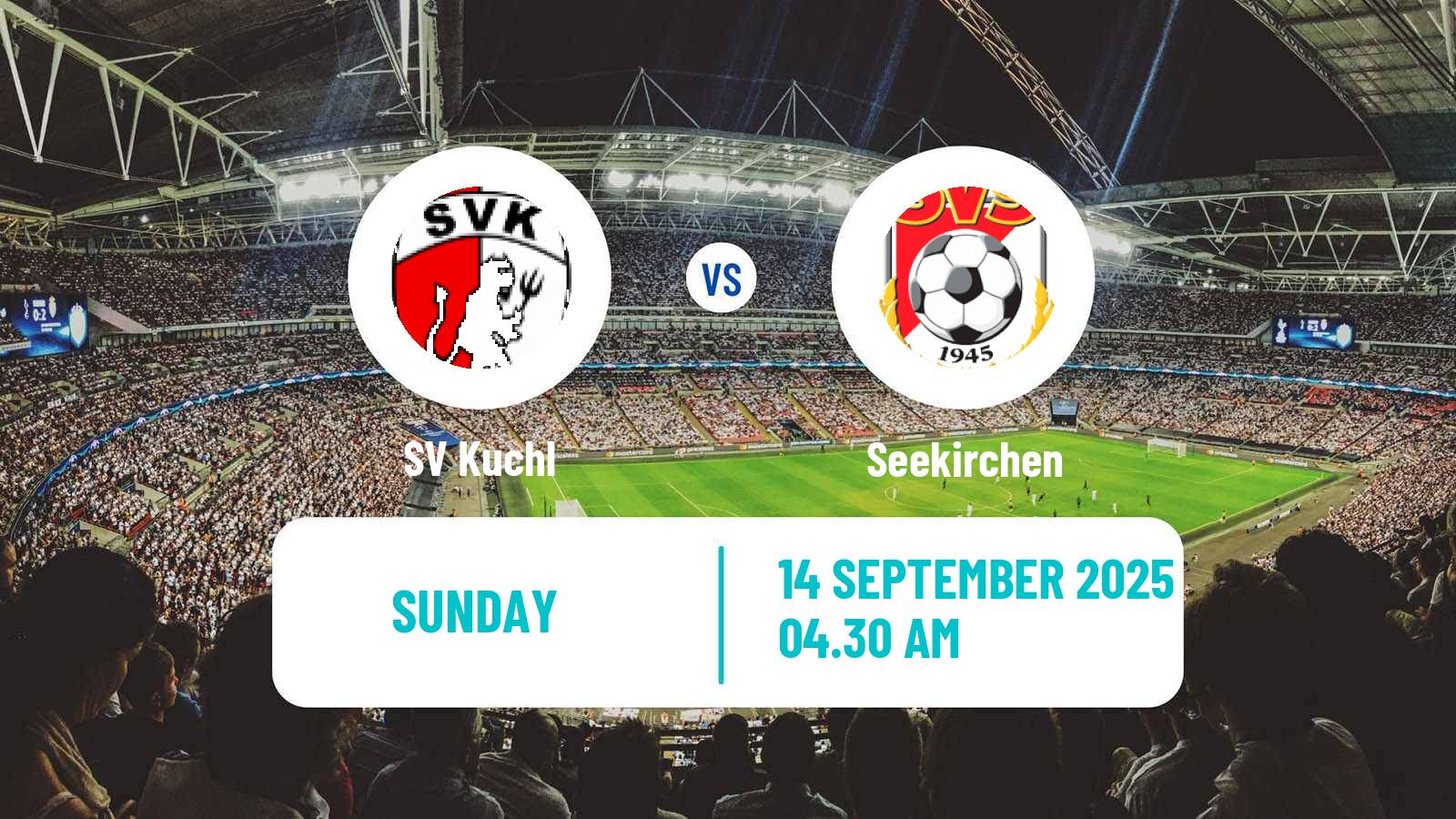 Soccer Austrian Regionalliga West Kuchl - Seekirchen