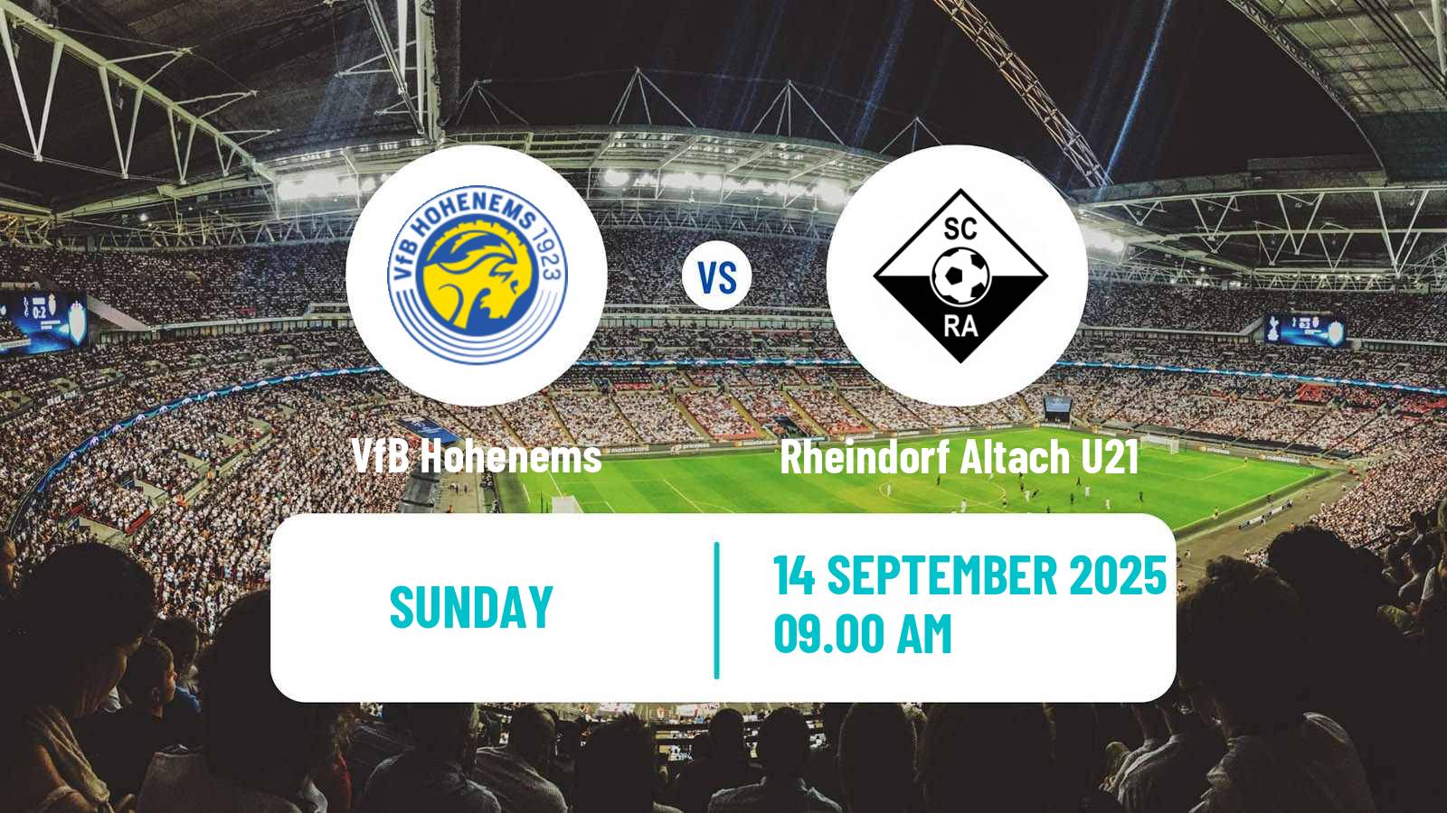 Soccer Austrian Regionalliga West Hohenems - Rheindorf Altach U21