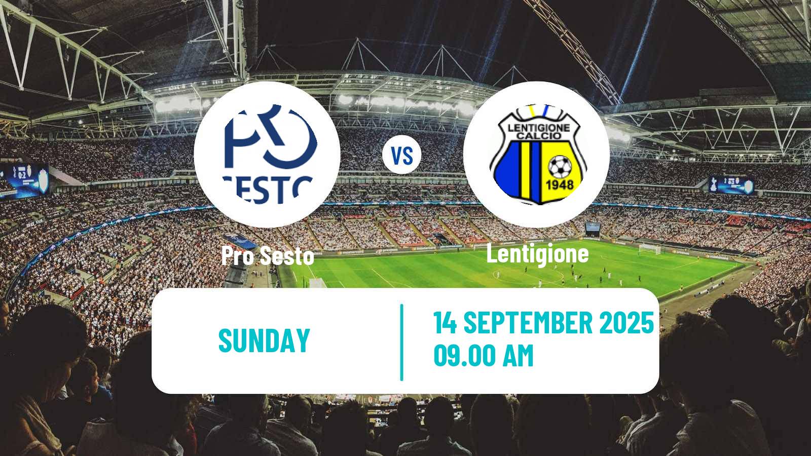 Soccer Italian Serie D - Group D Pro Sesto - Lentigione