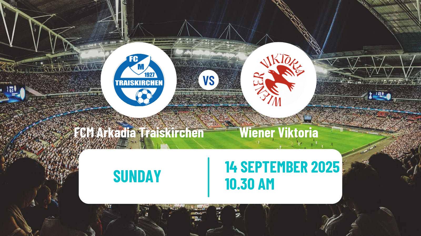 Soccer Austrian Regionalliga East FCM Arkadia Traiskirchen - Wiener Viktoria
